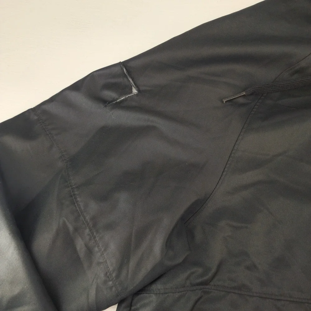 Under Armour XL Black‎ UA Storm Anorak Pullover Hooded Jacket Camo Lining *FLAW*